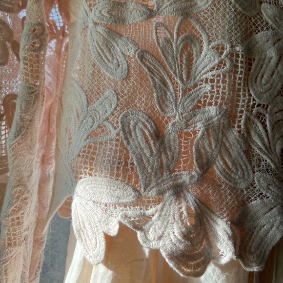 See by Chloe | Guipure lace and Cotton Mini Dress Sz 44 - Picture 6 of 7